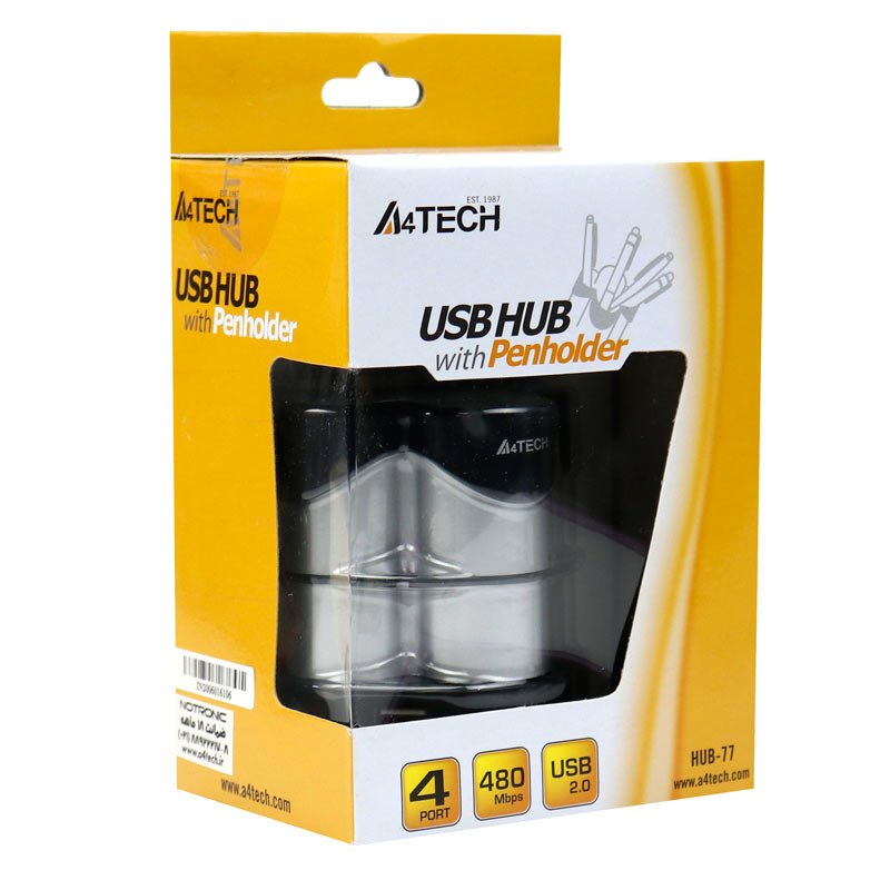 هاب و جامدادی A4TECH HUB-77 4PORT USB 2.0