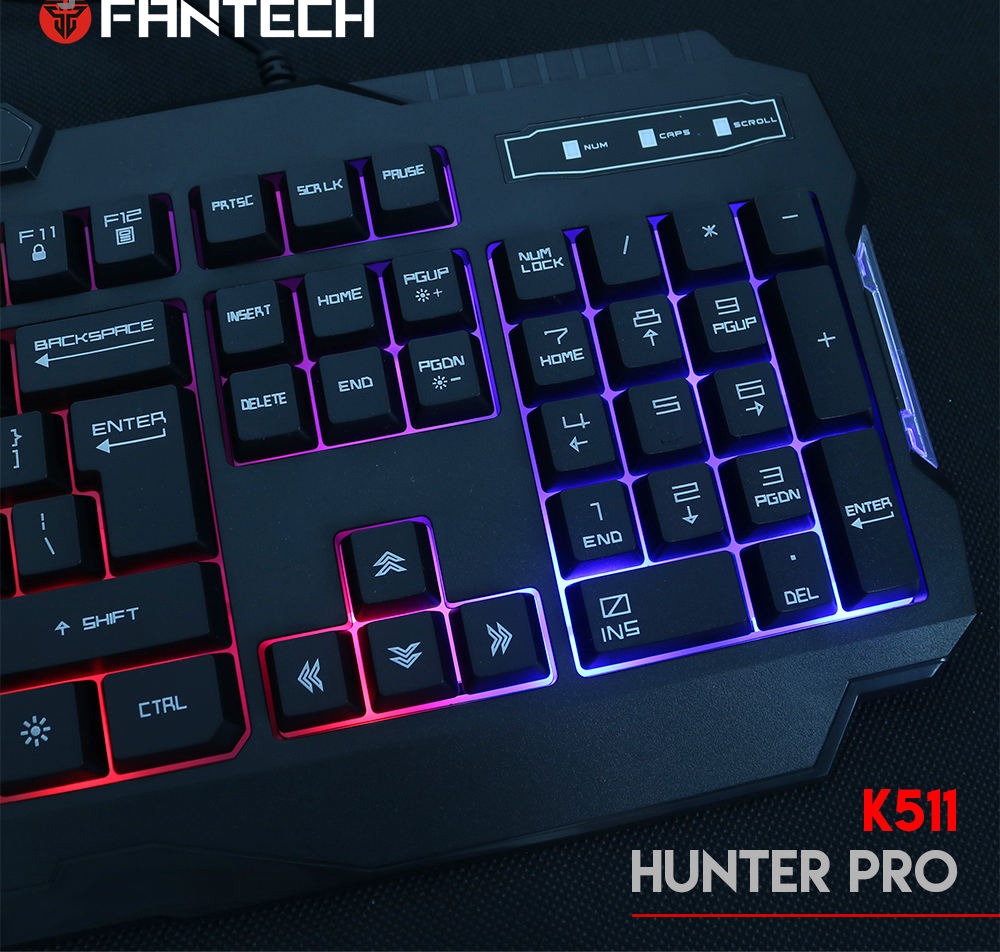 کیبورد گیمینگ فنتک FANTECH HUNTER PRO K511