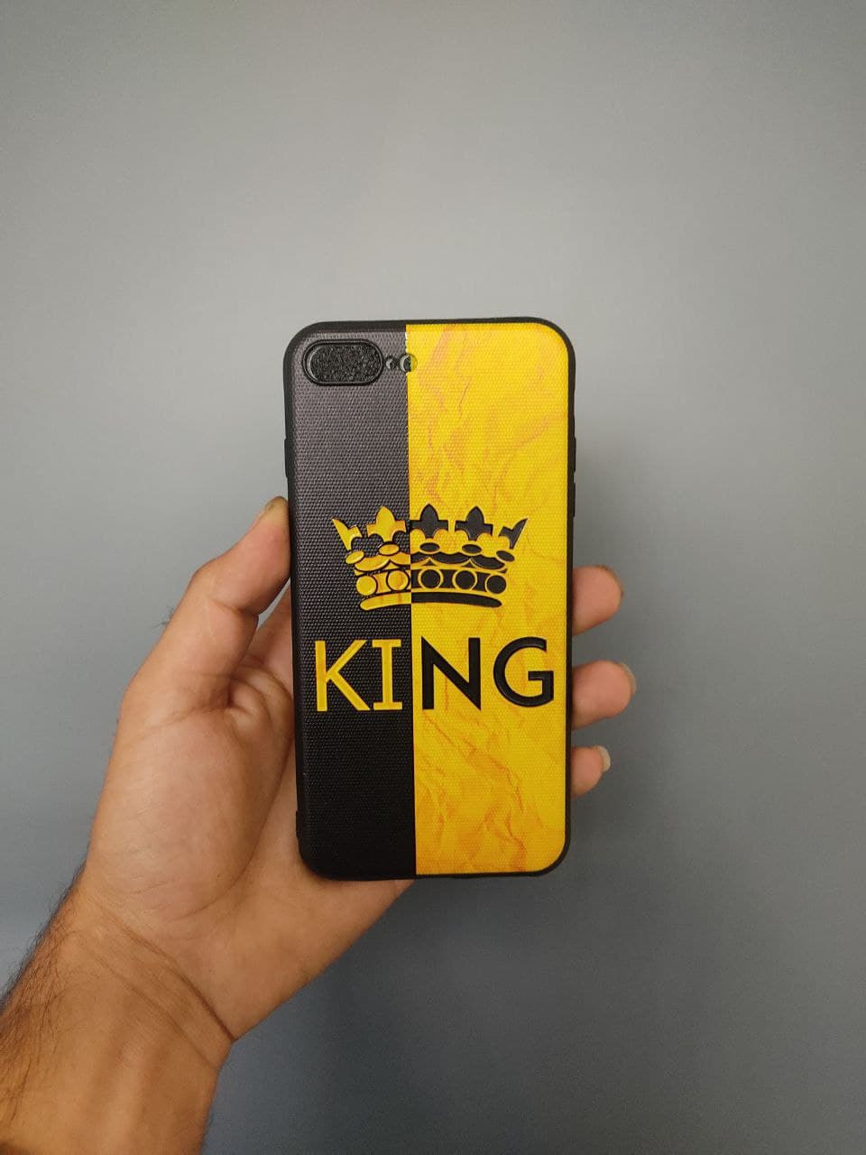 قاب گوشی اپل ایفون 7پلاس/8پلاس طرح KING