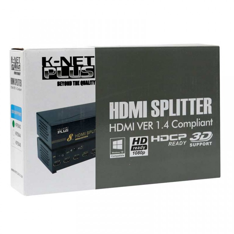 اسپلیتر K-NET PLUS HDMI 2PORT