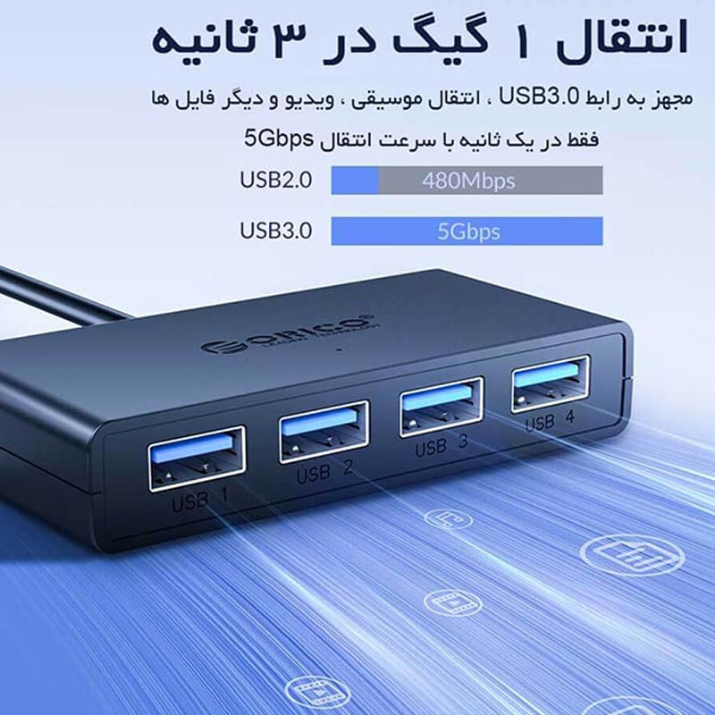 هاب اوریکو ORICO G11-H4-U3-03 USB3.0 4PORT