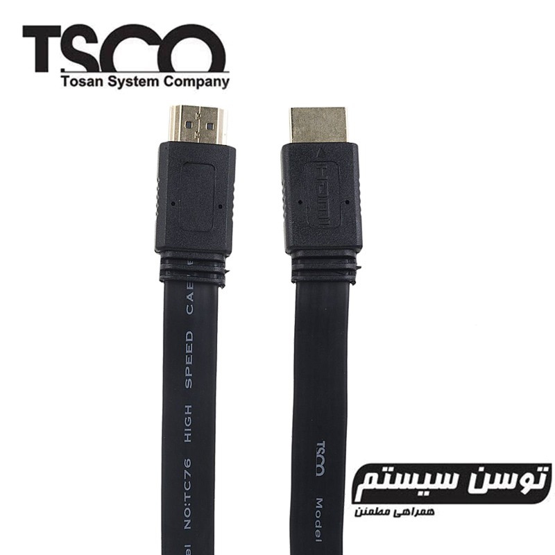 کابل تسکو فلت TSCO HDMI TC-72 3D 3M