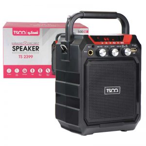 TSCO-TS-2399-Karaoke-2-mic-input-sound-box-speaker