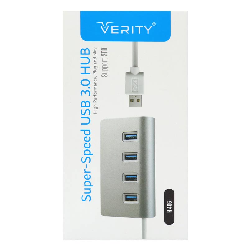 هاب VERITY H406 4PORT USB 3.0