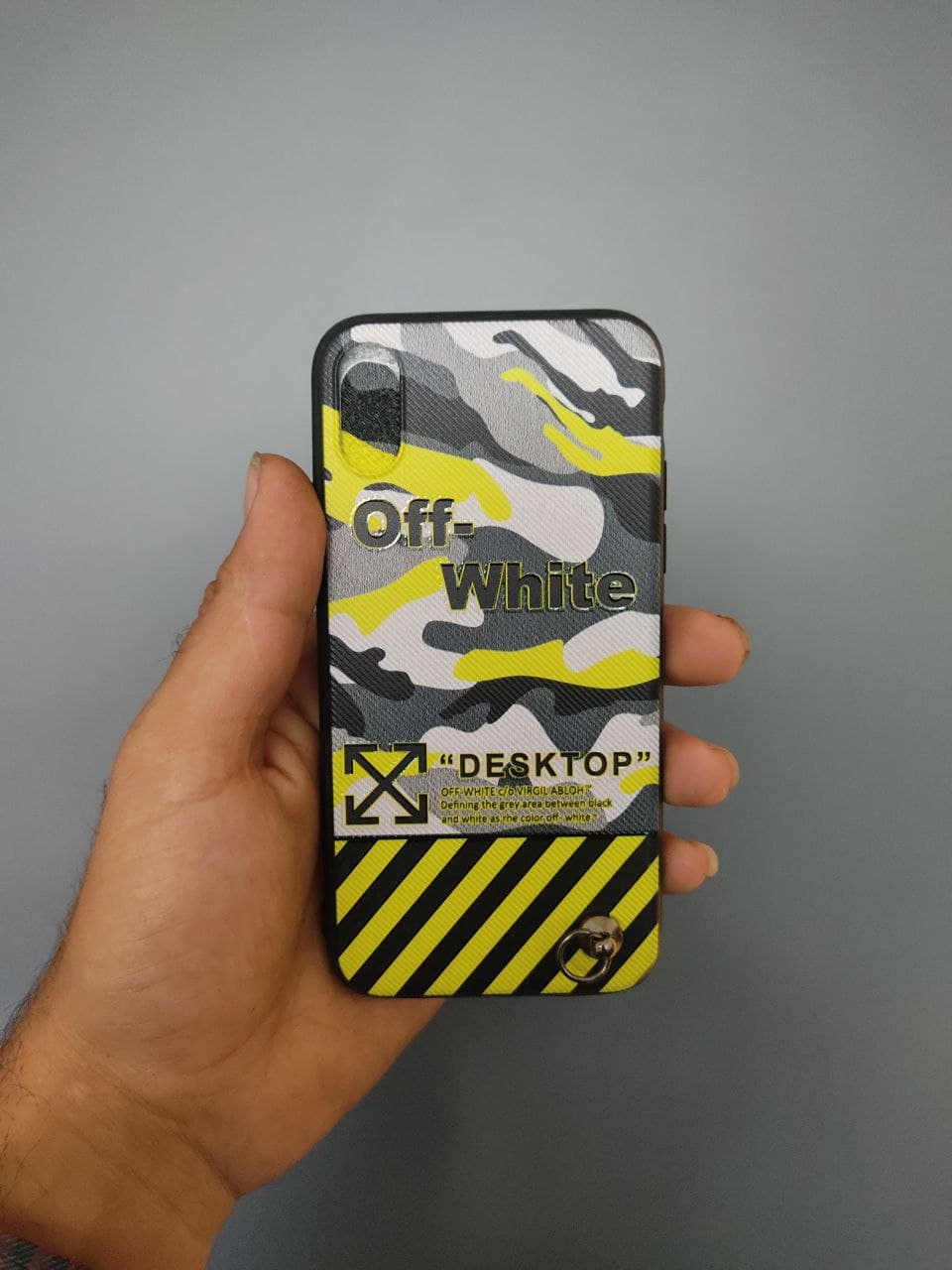 قاب گوشی اپل ایفون X/XS طرح OFF WHITE