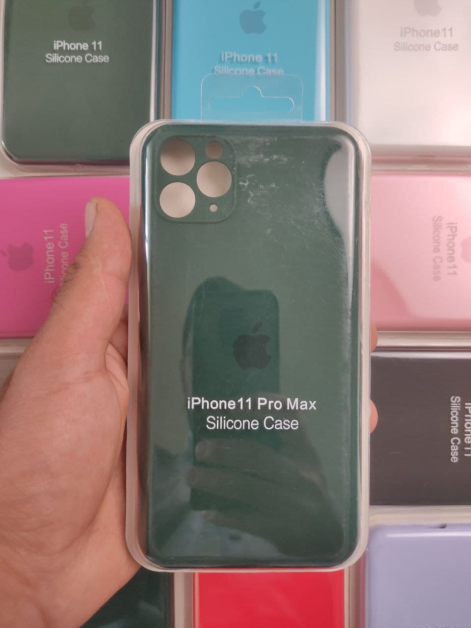 کاور مدل سیلیکونی اپل IPHONE 11PRO MAX زیر بسته