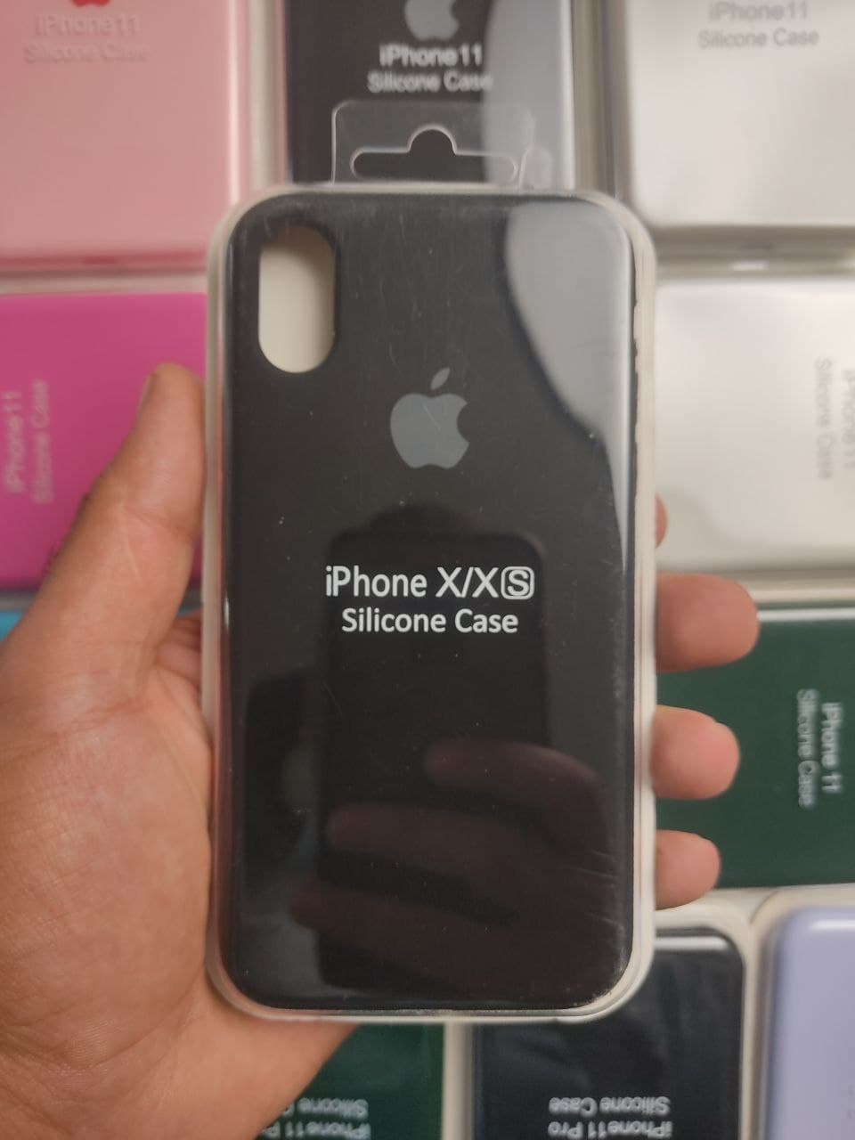 کاور مدل سیلیکونی اپل IPHONE X زیر بسته