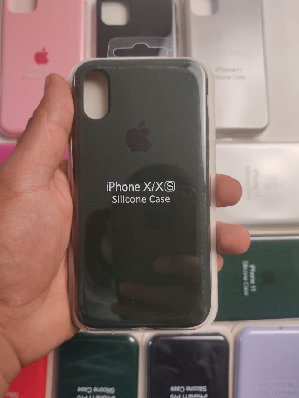 کاور مدل سیلیکونی اپل IPHONE X زیر بسته