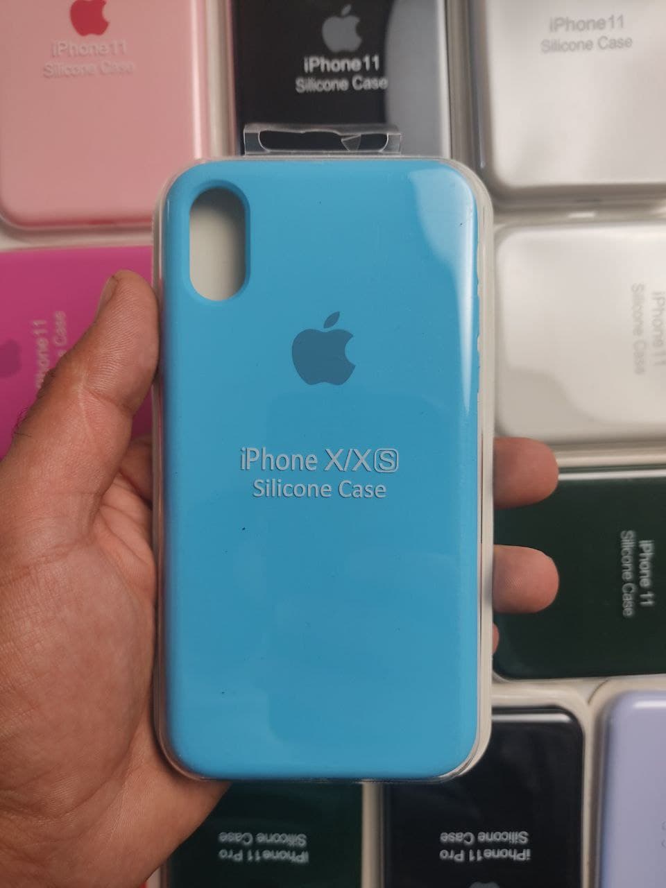 کاور مدل سیلیکونی اپل IPHONE X زیر بسته