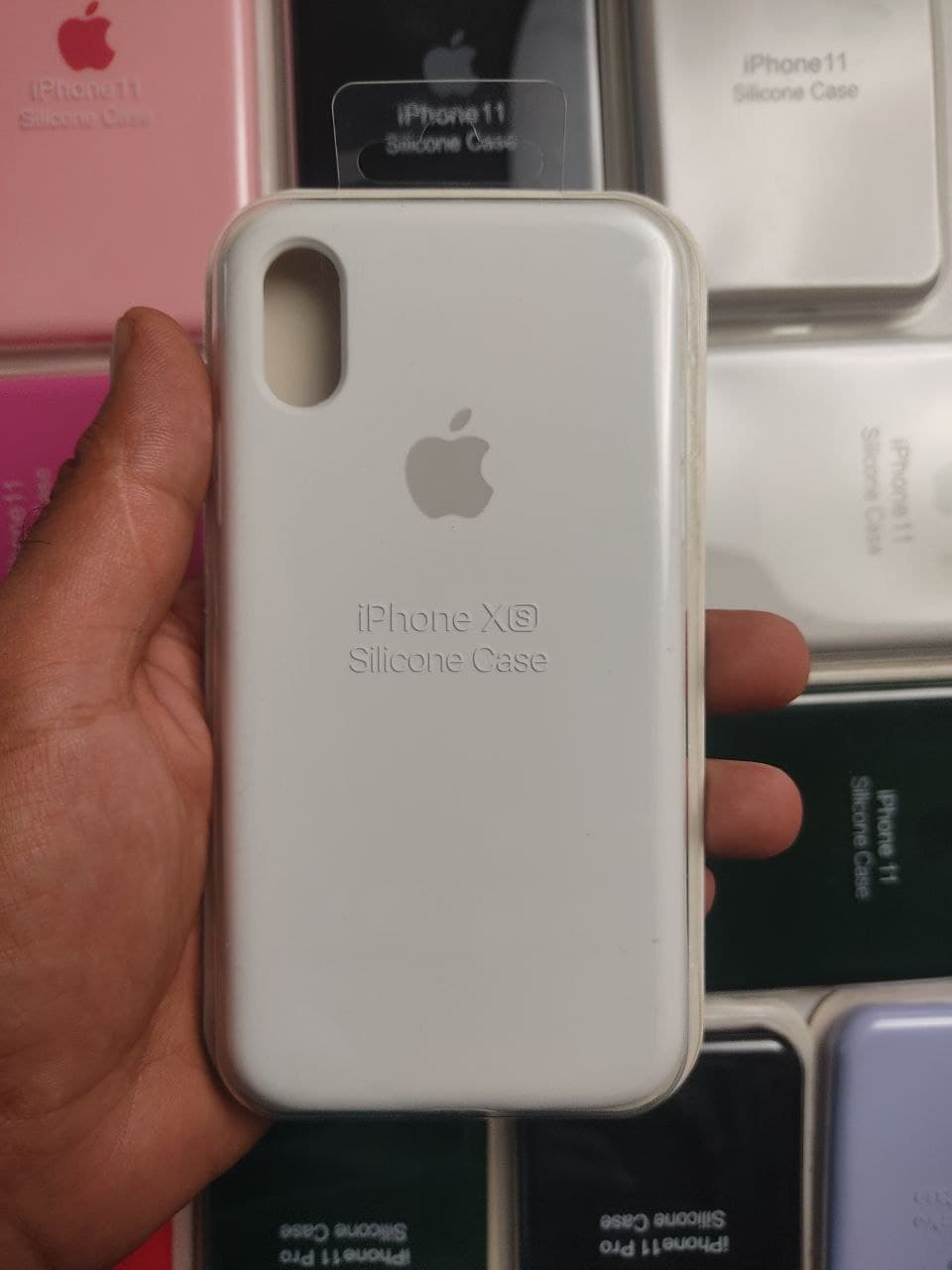 کاور مدل سیلیکونی اپل IPHONE X زیر بسته