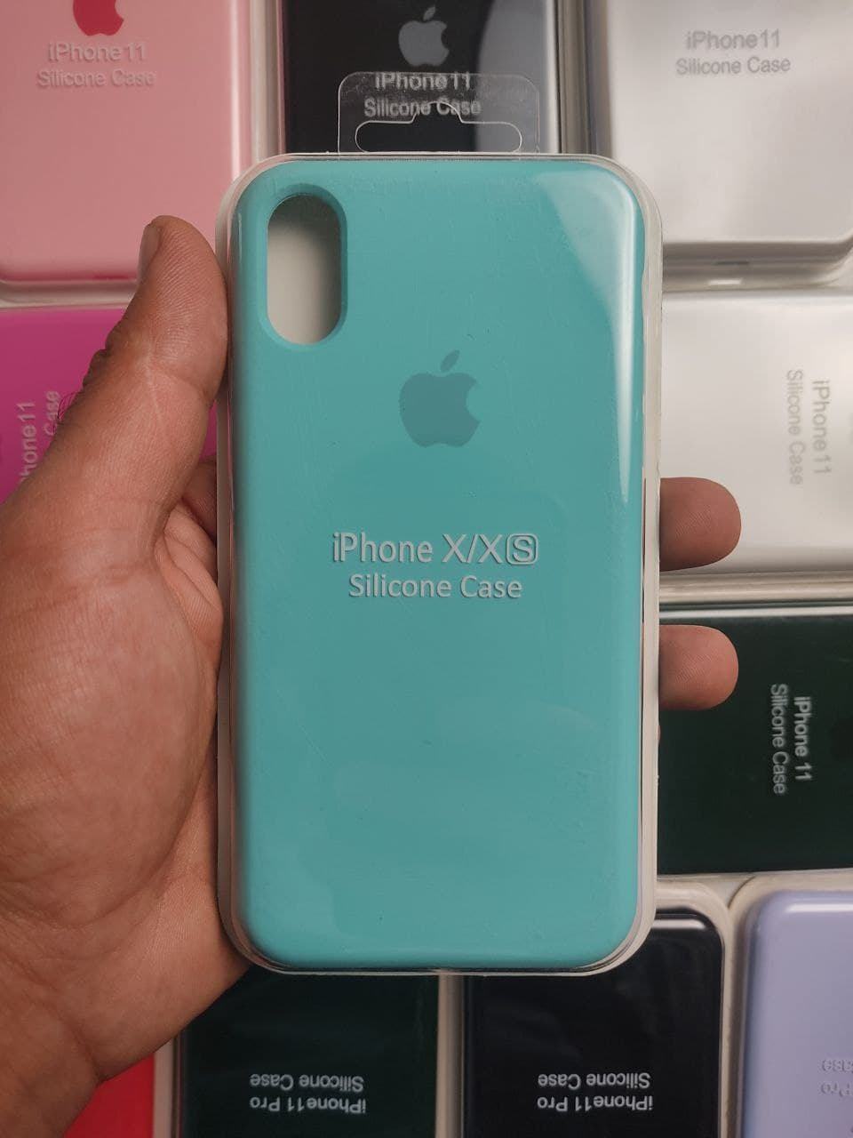 کاور مدل سیلیکونی اپل IPHONE X زیر بسته