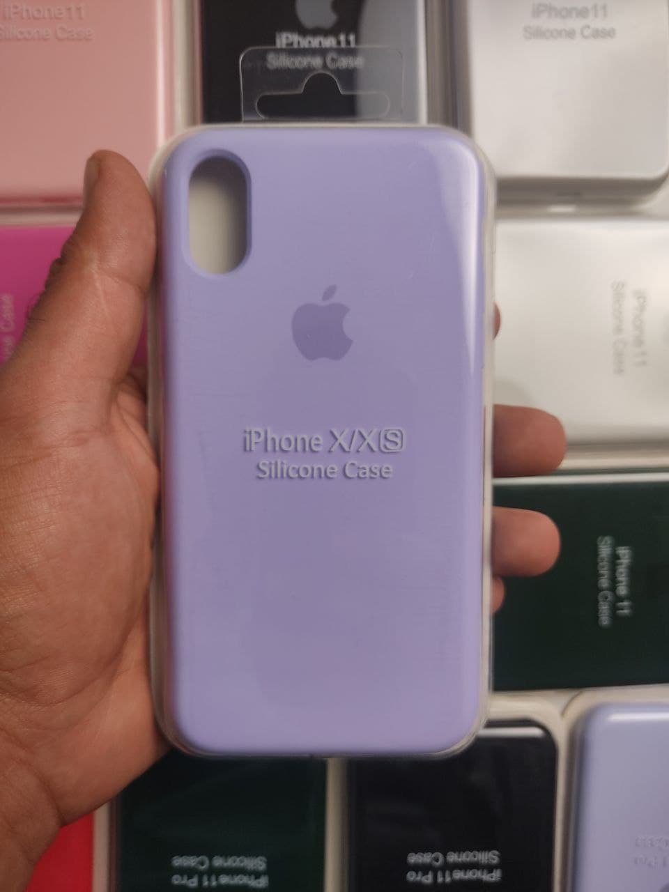 کاور مدل سیلیکونی اپل IPHONE X زیر بسته