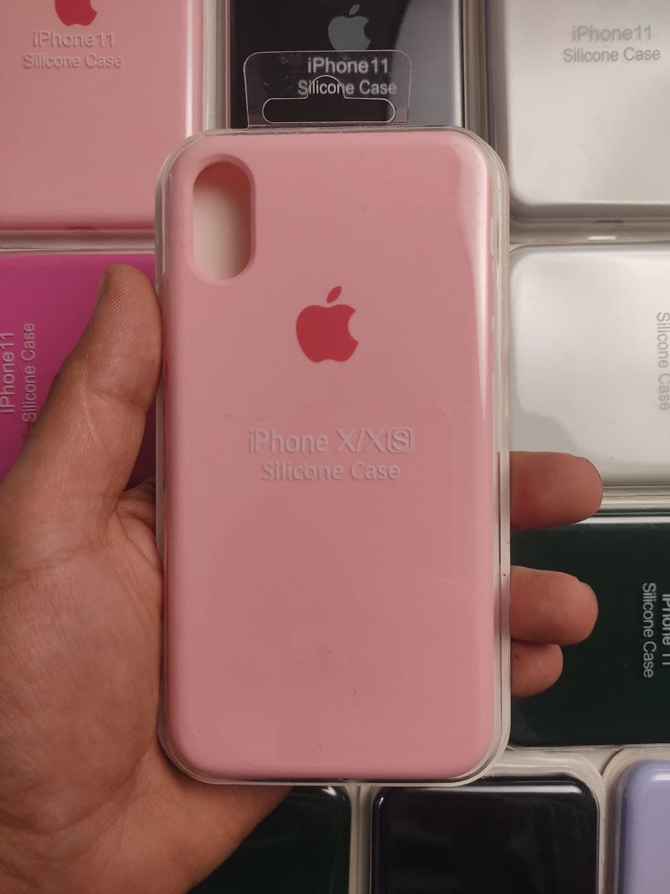 کاور مدل سیلیکونی اپل IPHONE X زیر بسته