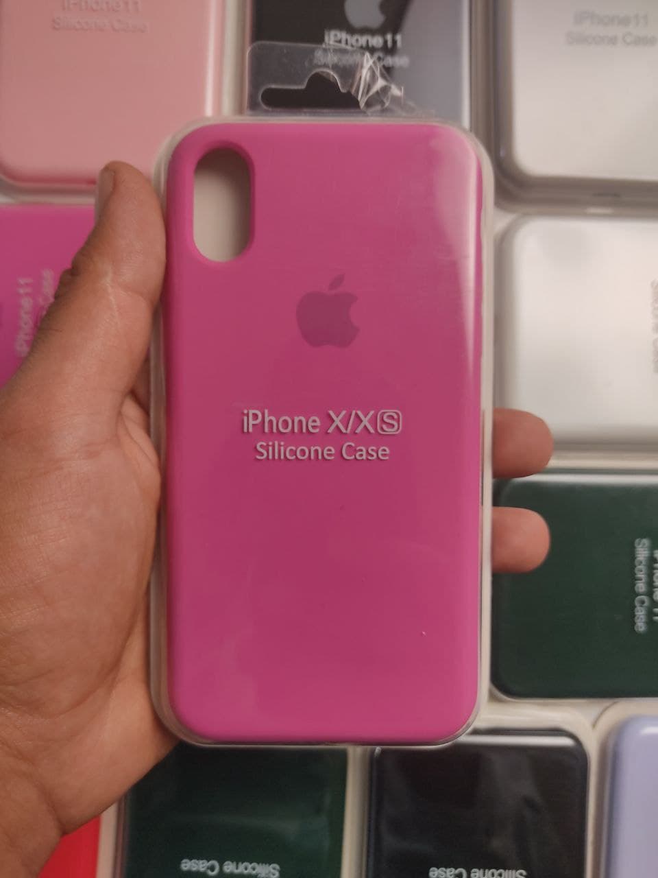 کاور مدل سیلیکونی اپل IPHONE X زیر بسته