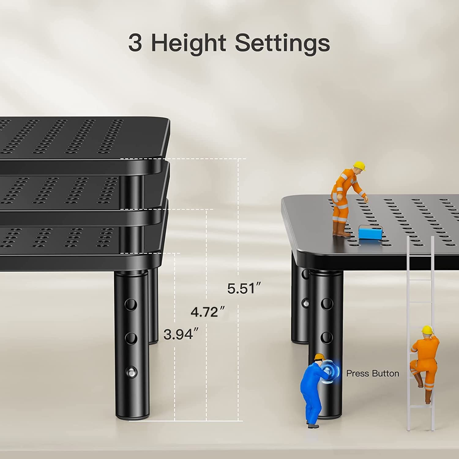 پایه نگهدارنده مانیتور برساد – SMA06