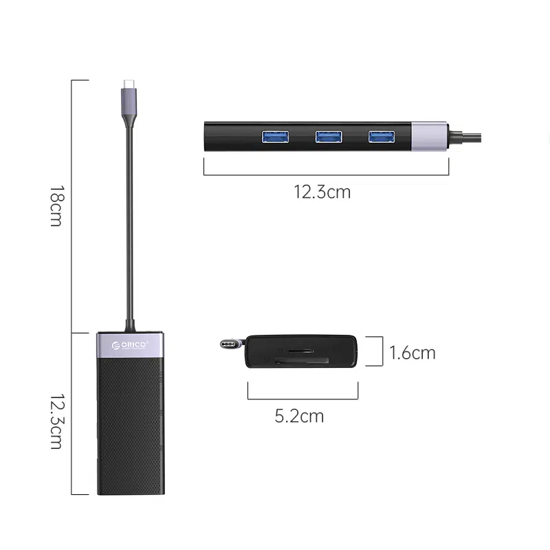 هاب TYPE-C اوریکو MDK-10P